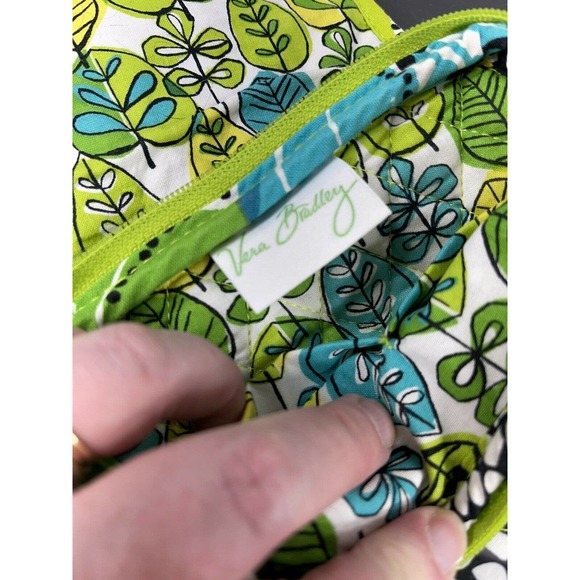 Vera Bradley Mini Hipster in Lime's Up Crossbody Purse Handbag - Picture 9 of 9